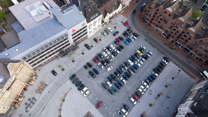 Luftbild Marktplatz Castrop