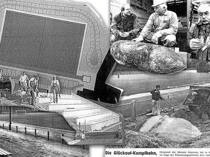 18. August 1967:  Die Renovierung der Glückauf-Kampfbahn